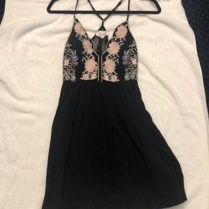 L’atiste floral embroidered dress